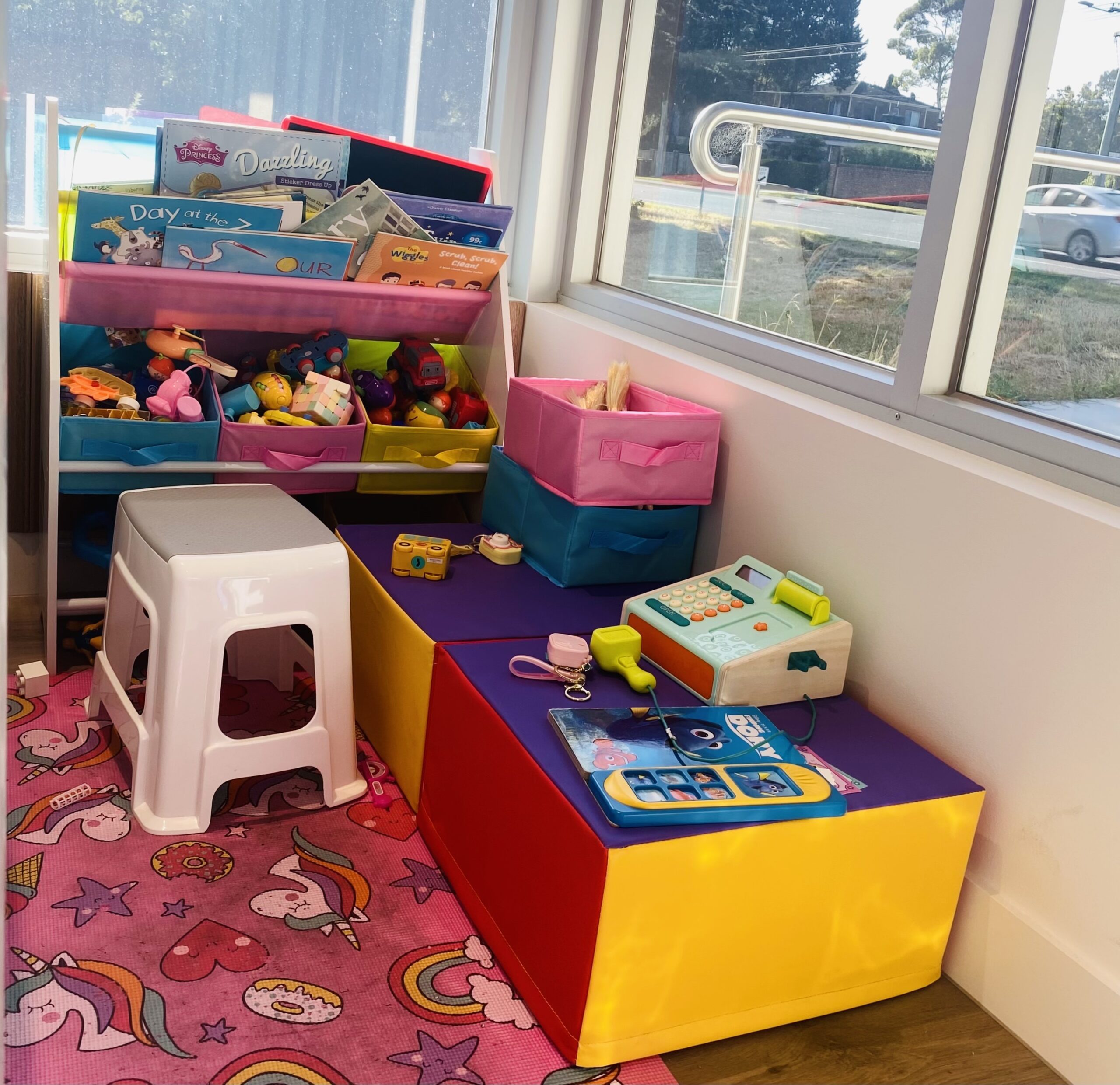 The children's play area